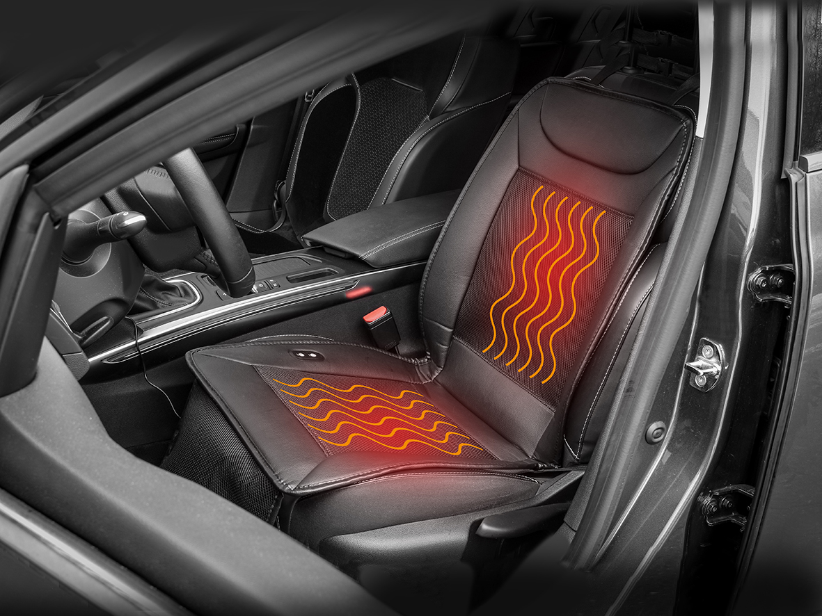 WXJHNYBS sitzheizung Auto - Einstellbare Temperatur,Schnelle Erwärmung  heizsitzauflage Auto - Warmer Rutschfester beheizbare sitzauflage Auto