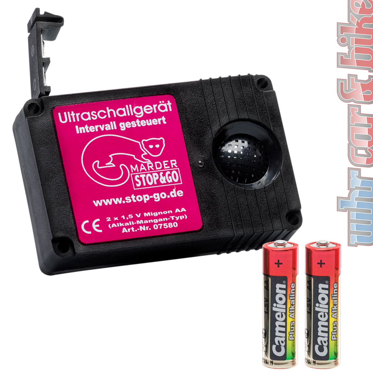Ultraschall Marderabwehrgerät Stop&Go Batterie 07580 Marderschutz